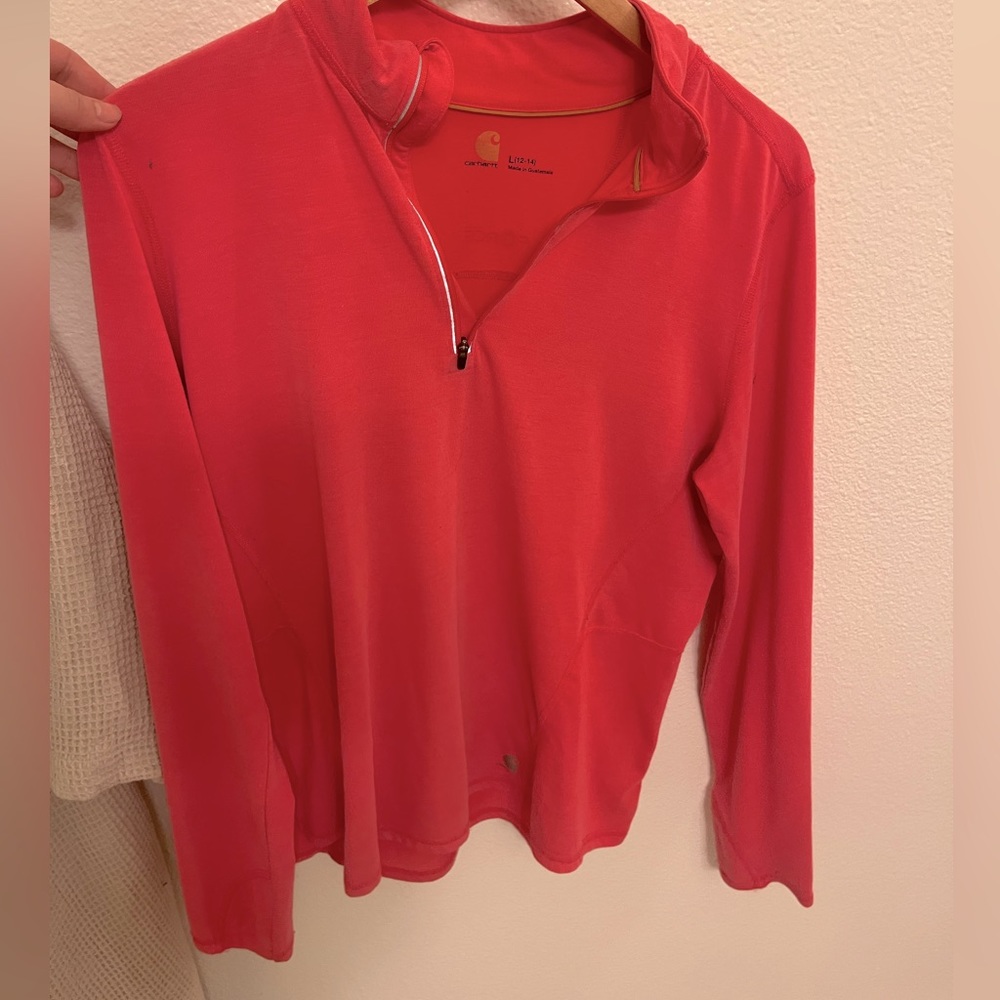 Carhartt women’s force flex pink shirt